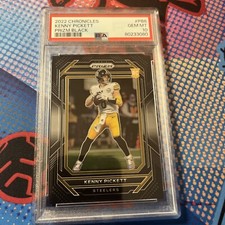 2022 Panini Kenny Pickett Chronicles Prizm Black #PB-6 PSA GEM MT 10 Steelers 