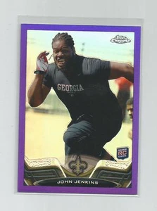 2013 Topps Chrome JOHN JENKINS rifrattore viola 005/499 - Foto 1 di 1