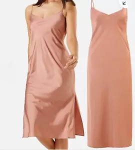 NEW Ex M&S Autograph Silky Satin Chemise Slip Size 8 - 16 Standard / Long Length - Picture 1 of 3