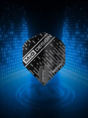 Prism Delta MvG (Michael Van Gerwen) Black & Grey Extra Thick - Image 1 of 2