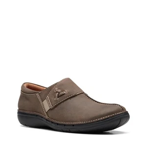 NEU Clarks Un Loop Ave Damen-Loafer 9 M taupe Leder bequemer Schuh $ 120 Einzelhandel - Bild 1 von 11