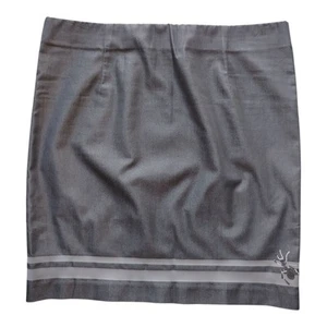 Cop Copine Skirt Mini Elastic Waist Gray Vintage Y2K Size M - Picture 1 of 10