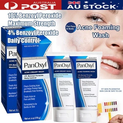 Moisture Benzoyl Peroxide 10% Foaming Acne Wash Skin Care 4% Daily Control Cream - image 1 of 4