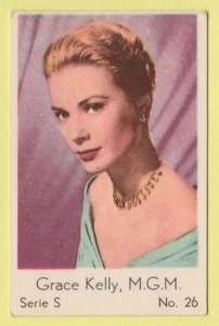 1950s Swedish Film Star Card Serie S #26 Actress Grace Kelly - Picture 1 of 1