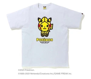 A BATHING APE X Pokemon Pikachu Collaboration Tshirt Size XL - Picture 1 of 2