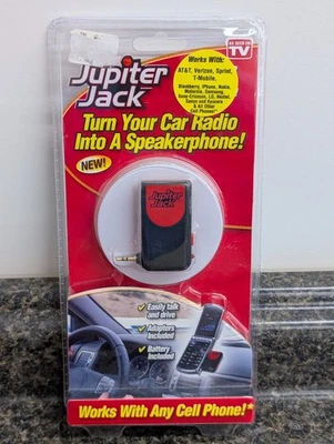 Altavoz universal para radio de coche Jupiter Jack funciona con teléfonos celulares NUEVO SELLADO Foto 1 de 2