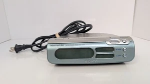 Sony ICF-C273 LIV Dream Machine Dual Alarm Clock AM FM Radio Silver Tested - Picture 1 of 11