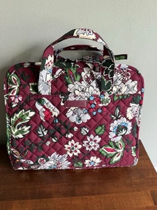 Vera Bradley Bordeaux Blüten kultiger großer Hängeorganizer - Bild 1 von 18