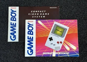 Nintendo Gameboy DMG Libretto Istruzioni/Manuale AUTENTICO - Foto 1 di 6