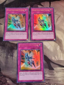 Yugioh - Técnica de Espada de Doble Filo RYMP-EN112 Casi Nuevo 1a Edición Ultra Raro x3 - Imagen 1 de 1