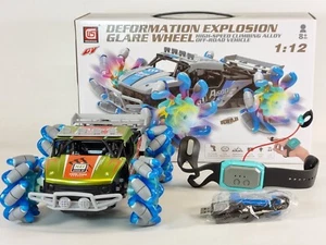Monster Truck 4x4 Off Road RC ruedas explotadas control de reloj gestos a prueba de agua - Imagen 1 de 24