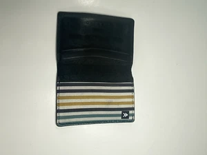 Thread Wallet Bifold Card Holder Geldbörse Leder Abstrakt Slim Minimal - Bild 1 von 6