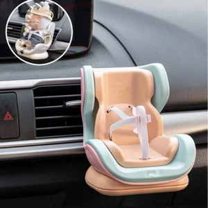 Modello di seggiolino auto per bambole 17 cm - carino e sicuro adatto per mini bambole, ornamento - Foto 1 di 11