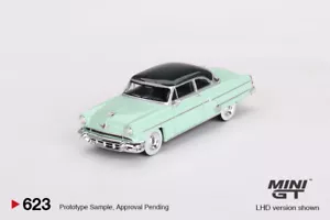 (In Stock) Mini GT #623 Lincoln Capri 1954 Parklane Green / Bloomfield Green - Picture 1 of 3