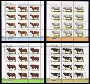 Ucrania 2015 - Mi-N.o 1491-1494 ** - Estampillada sin montar o nunca montada - KLB - Razas de ganado - Animales / Animales - Imagen 1 de 1
