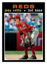 2020 Topps Heritage Joey Votto Cincinnati Reds #40 Centered Mint