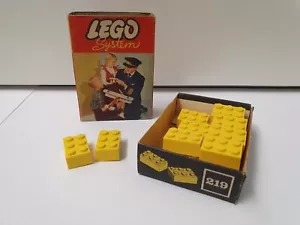 LEGO System small box 219 50's 60's alt vintage 60er 1:87 rare promo OVP classic - Bild 1 von 3