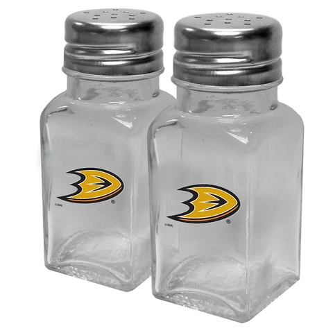 Anaheim Ducks 3.5" Glass Salt & Pepper Shaker Set (Qty: 2 Glass Shakers) Cover