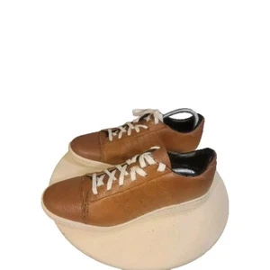 Adidas Mens Adi Cross Brown Leather Mens 12 Spikeless Golf Soes Sneaker 671515 - Picture 1 of 13