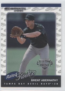 2001 Donruss Rated Rookie Baseball's Best Silver Brent Abernathy #151