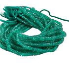 Green Chalcedony Natural Gemstone Beads  Strand- Heishi Tyre Shape Beads 4-5mm