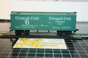 HO Roundhouse 36' Wood Reefer Clicquot Club Ginger Ale DSPX 1490 (072159) - Picture 1 of 12