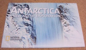 National Geographic February 2002 Map Poster Antarctica A New Age of Exploration - Picture 1 of 1