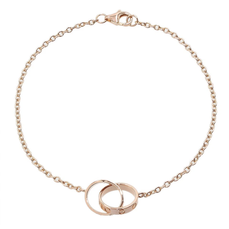 Cartier 18K розовое золото Baby любовь цепочка браслет K2051 - Изображение 1 из 4