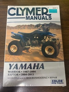 New Clymer Repair Manual For Yamaha YFM350X Warrior M487 - Picture 1 of 2