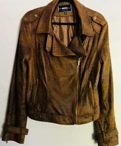 Blanc Noir Wm's Vegan Suede Jacket Moto Edgy Chic Trendy Boho Large - Picture 1 of 11