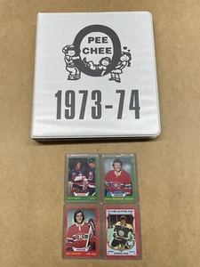 Juego completo de hockey 1973-74 OPC O-Pee-Chee en muy buen estado-excelente + promedio Robinson Smith novato - Imagen 1 de 24