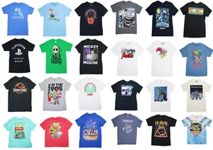 Movie/TV/Music Pop Culture Graphic Short Sleeve T Shirt NWT Pick Style/Size - Picture 1 of 11