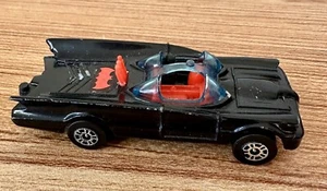 1976 Corgi Juniors Batmobile W/ Batman 1:64 Scale Toy DC Comics Vintage Car - Picture 1 of 7