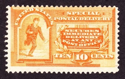US E3 10c Special Delivery Mint Fine OG H SCV $300 - Image 1 of 2