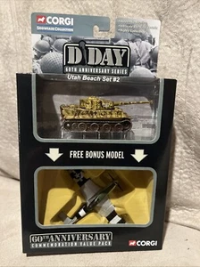 Corgi D Day 60th Anniv Series 2004 Utah Beach Set #2 Tank & Plane - Picture 1 of 1