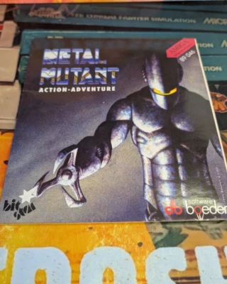 Metal Mutant (Boeder 1990) Commodore Amiga (Disc, Box, Manual) 16-bit works NEU - Bild 1 von 2