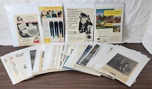 Vintage Lot of 50 Collectible Ads GoodYear, Wheaties, Air Force, Kodak ~ T727D - Picture 1 of 14