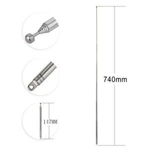 Universal Radio Universal DAB FM Replacement Antenna Telescopic Aerial Parts CB - Picture 1 of 8