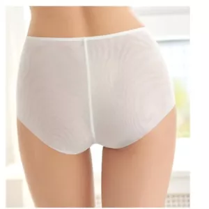 3 Pairs/lot Mulberry Silk Underwear Women Briefs Lace Silk Lady Panties M-Waist - Picture 1 of 22