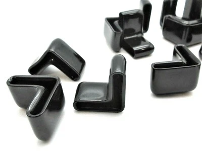 ALLTRADE SUPPLY INC 3/4" x 3/4" Angle Iron Vinyl End Caps Fits 1/8" Thick Metal Various Pack Sizes