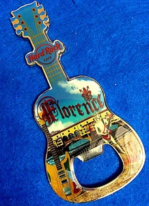 GUITARRA ABREBOTELLAS ESTATUA DE FLORENCIA MICHELANGELO PONTE VECCHIO Hard Rock Café - Imagen 1 de 1