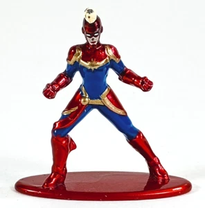Figura diecast de metal en miniatura de Marvel Captain Marvel Jada Toys. - Imagen 1 de 1