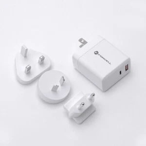 Cargador de Red FORCELL F-ENERGY TFK-TC-45WPDAC – 3 en 1 – USB-C + USB-A – 45W – - Imagen 1 de 11