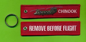 Chinook RBF embroidered fob/luggage tag - New - Picture 1 of 1