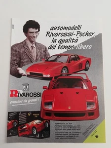 Clipping Pubblicità Adv 1991 FERRARI F40 TESTAROSSA RIVAROSSI Emozioni da Grandi - Picture 1 of 1