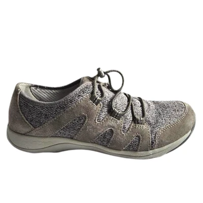 Dansko Holland Sneakers 38 (7.5-8) Gray Suede Slip-On Low Top Comfort Walk Shoes - Image 1 of 4