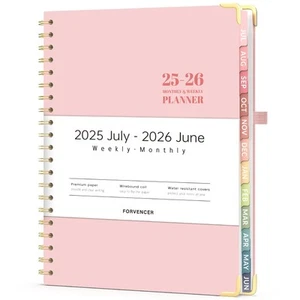 Planner 2025-2026 for Women, Academic Year Monthly and Weekly Calendar Planne... - Picture 1 of 7