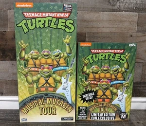 NECA Teenage Mutant Ninja Turtles SDCC Exclusive Musical Mutagen Tour 4 Figures  - Picture 1 of 10