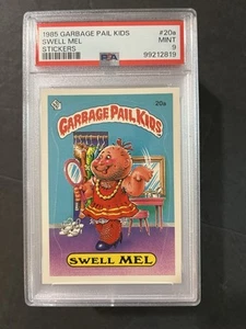 1985 GARBAGE PAIL KIDS STICKERS Matte #20A Swell Mel SERIES 1 PSA 9 GPK OS1 - Picture 1 of 2