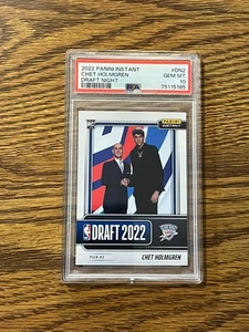 2022 Panini Instant Draft Night #DN2 Chet Holmgren RC PSA 10 - Bild 1 von 2